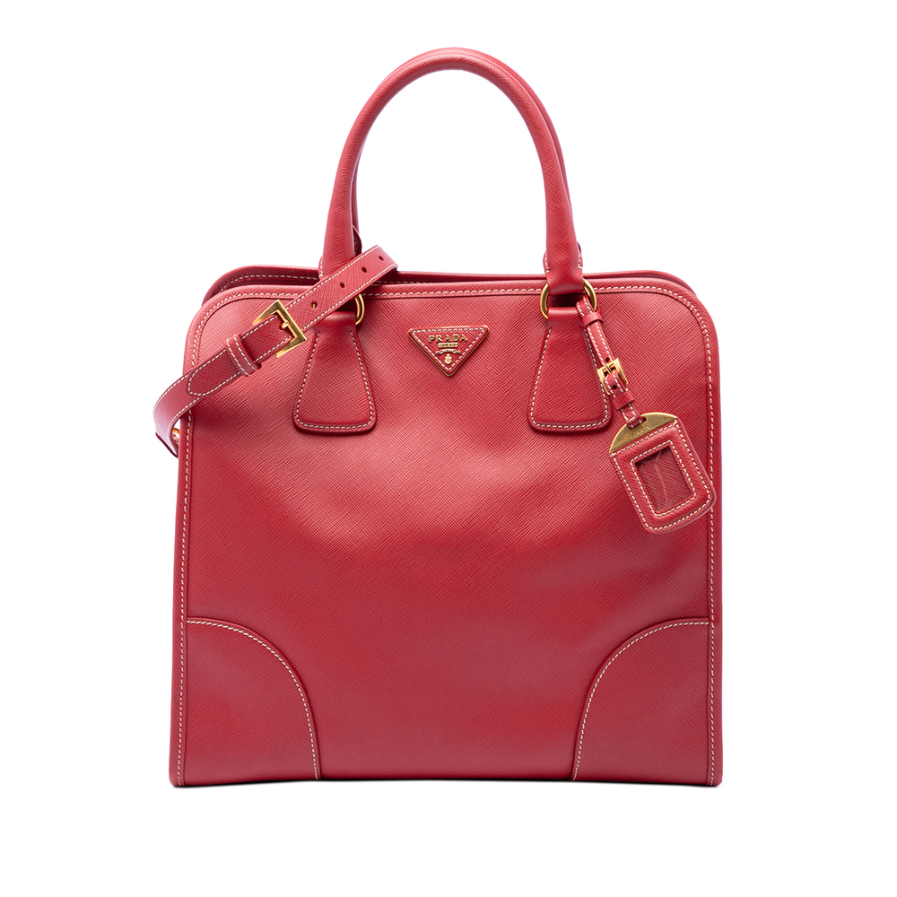 Pre-Loved Prada Saffiano Lux Shopping Tote